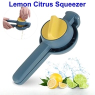 Lemon Squeezer Citrus Juicer, 2 in 1 Manual Juicer Citrus Rotary Squeezer for Max Extraction, Hand J