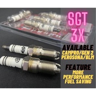 SGT 3X Spark Plug BCPR6ETX-G6X PROTON CAMPRO / PERSONA / GEN 2 / SAGA BLM / FLX / EXORA / PREVE / SA