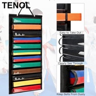 TENOL Taekwondo Belt And Medal Organizer for Displaying Martial Arts Awards, Versatile Accessories, 