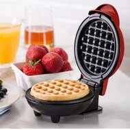 The Mini Waffle Maker Machine for Individual Waffles, Paninis, Hash browns, & other on the go Breakf