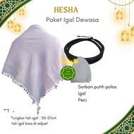 Adult Igal Turban Package Ikat/ TurbanTALI Adult Igal/ arab Igal turban/