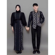 PADMA WOVEN DRESS BLACK COUPLE DRESS LATEST WOVEN WEDDING DRESS baju couple set baju couple suami is