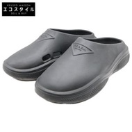 Pre-owned Prada Logo Foam Rubber Sandals, Size 37