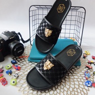 Very beautiful Philip Tiger cross-strap men's sandals, high-end fashion sandals with unique tiger em