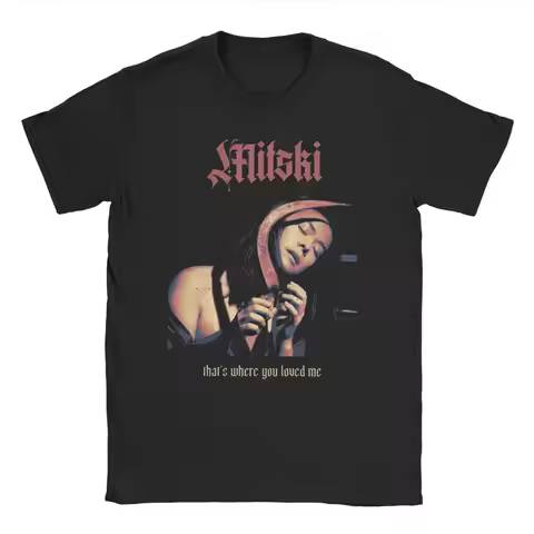Mitski T Shirt Summer This is my girl 90s Novelty T Shirts Mens Cotton O-Neck Oversized Clothing Sho