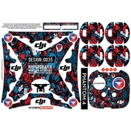 DJI PHANTOM 4 ADV / PRO Sticker Skin Design 0035