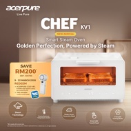 Acerpure Chef KV1 KV544-50W Steam toaster oven (10L capcity/100-230C/9 cooking mode/White/30s-30min 