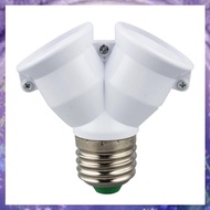 [P K A M] E27 to E27 Light Lamp Bulb Socket 2 Splitter Converter