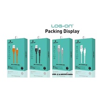 IPHONE LO-CB92 Fast Charging 3A 1 LOGON DATA CABLE. Micro Usd Type C2M 480 MBPS Data Transfer Speed