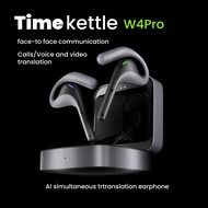 Timekettle W4 Pro ชุดหูฟังแปลภาษาพร้อมกัน การแปลพร้อมกัน การสนทนาแบบเรียลไทม์ เครื่องแปลภาษาอัจฉริยะ