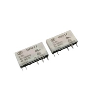 ((10 Pieces) Relay HF41F/12-ZST HF41F/24-ZS with Base 41F-1Z-C2-1 41F/5-ZS