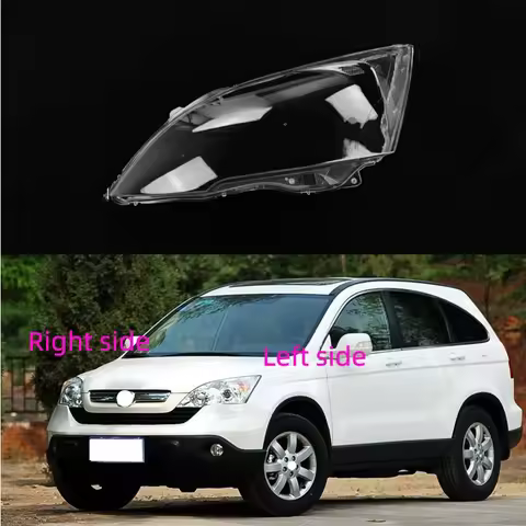 For Honda CRV 2007 2008 2009 2010 2011 Car Headlight Shell Headlamp Lens Cover Replace Lamp Shade He