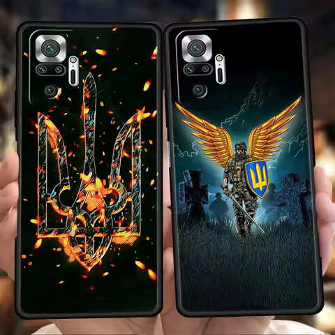 U-Ukraine Flag Phone Case Cover for Redmi 13C 10C Note 13 12 10 11 Pro Plus 7 8T K40 K50 Gaming Pro 