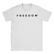 Justice for Charlie Kirk Freedom Cotton T-Shirt untuk Lelaki Wanita T-Shirt Vintage Baju Hip Hop Ber