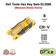 Deli Tools Hex Key Sets [ 1.5-8mm ] DL3598