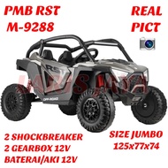 Mobilan aki anak remot dan manual jeep off road PMB M-9288 RST JUMBO mobilan aki jeep besar termurah