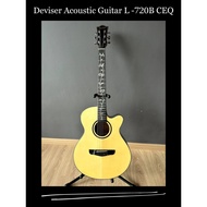 Guitar Acoustic Guitar Deviser Acoustic Guitar L -720 B CEQ
