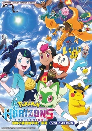 DVD Anime Pokemon Horizons - The Series Vol.1-45End (2023) 宠物小精灵地平线 - 系列