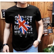 Yc collection - Men's casual t-shirt with UKE / Street word flag image