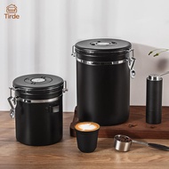 Tirde 1.2-1.8L Stainless Steel Canister Coffee with Tracker & Scoop CCD