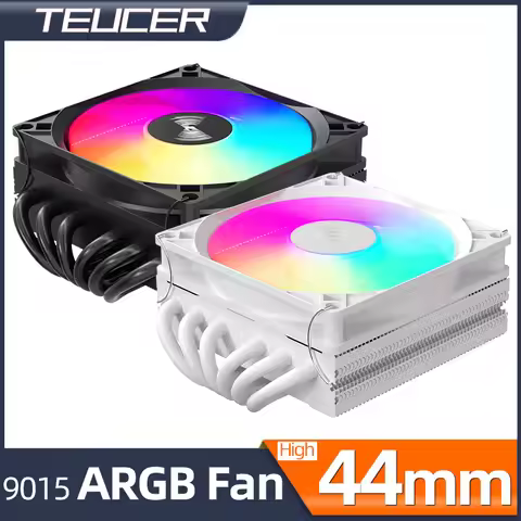 Teucer 6Heatpipe CPU Cooler Down Pressure Air Cooling Radiator 9015 ARGB PWM Fan LGA1200/1700 AM4 AM