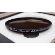 NJY Touch 72mm ND1000 Neutral Density Filter HD MRC 72 mm