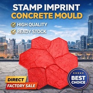 Outdoor Concrete Stamping Mold Driveway Patio Floor DIY Stone Texture Cement Mould Durable Plastic
