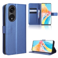 Flip Case OPPO Reno8 T 5G Case Wallet PU Leather Back Cover Phone Casing OPPO Reno 8T Reno8T 5G Cover