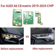 White Light For AUDI A6L C8 matrix 19-2024 Car Headlights DRL Chip Ballast Chip Angel Eyes Circuit B