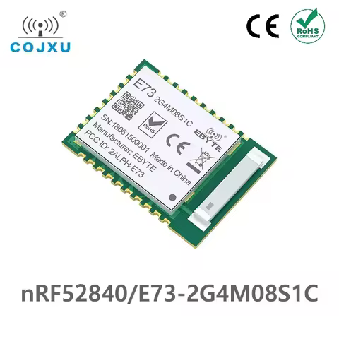 2.4GHz nRF52840 Blue-tooth Module BLE4.2/5.0 I/O 8 dBm E73-2G4M08S1C 120m Long Range Cojxu Ceramic A