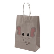 Animal Paper Shopping Bag Elephant Cow Animal Pattern