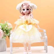 Búp bê Barbie Công chúa 3D 23 Khớp cao 30cm đáng yêu full phụ kiện làm quà tặng dễ thương cho cho bé