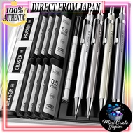 Four Candies 0.9mm Metal Mechanical Pencil Set (With Case) - 4 Pencils Included, HB Lead Refills, Er