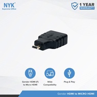 NYK Connector HDMI to Micro HDMI Connector