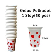 Polkadot Plastic Cup/Plastic Cup Ball/Plastic Cup 8oz