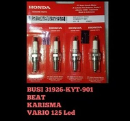 Busi Beat karbu - fi - esp - Karisma - Vario 125 led / Kharisma / busy motor / Ori Honda / harga sat