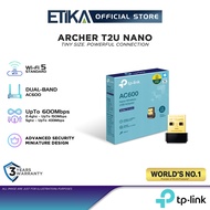 TP-Link Archer T2U NANO Wireless USB Adapter | AC600 Dual Band WiFi 5 Nano Wireless USB Adapter