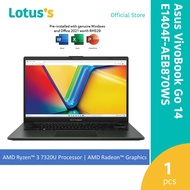 Asus VivoBook Go 14 [E1404F-AEB870WMS Black /  E1404F-AEB872WMS Green] (R3-7320U,8GB,512GB,14",W11,H
