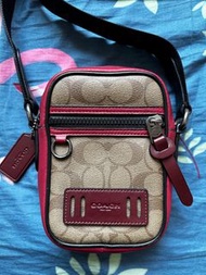 Coach 手機袋 斜孭袋 斜掛 斜背 廢包