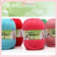 WALLERAB Cotton Yarn 6ply Baby Yarn 50g Knitting Yarn