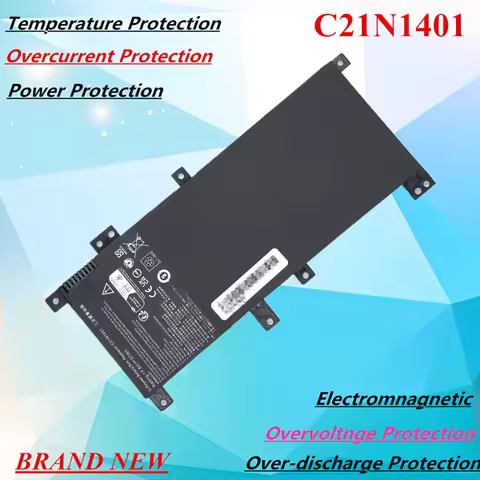 Replacement C21N1401 Battery for ASUS X455 Series, 7.6V 37Wh Li-Polymer Laptop Battery