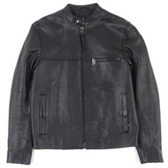 成色極佳： COACH 88799 羊皮賽車夾克，單排扣，黑色，S 碼，正品，男士，推薦。