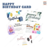 HAPPY BIRTHDAY CARD contains 5 pcs BIRTHDAY GREETING CARD/ BIRTHDAY GREETING CARD/ BIRTHDAY CARD/ GR