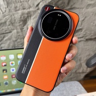 New for Redmi K80 Pro / K90 Pro Max / K80 Ultra Vegan Leather Fluorescence Phone Case Metal Lens Cov