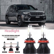 สำหรับ JEEP GRAND CHEROKEE IV 2014-2023 (ไฟฉายคาดศีรษะ) LED LAI 40W โคมไฟไฟหน้าอัตโนมัติรถยนต์ไฟหน้า