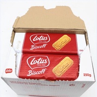 [Ready Stock] Lotus Biscoff Biscuit 250g (Carton) 10 packs