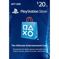 PS4 PSN / Playstation Network Gift Card Prepaid / Wallet - USD20 20 USA REGION