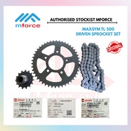 [100% ORIGINAL] MAXSYM TL 500 DRIVEN SPROCKET SET (3 ITEM)