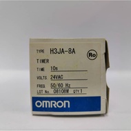 OMRON H3JA-8A AC24 10S Timer, SPDT