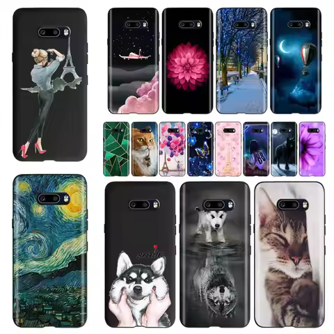 For Cover LG V50s ThinQ 5G Case For LG V50 ThinQ 5G Coque Shockproof Silicone Bumper Soft TPU Cover 